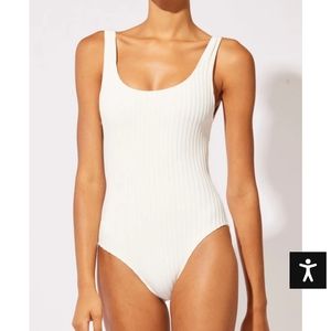 Solid & Striped The Anne-Marie Ribbed Simsuit (SOLD OUT ONLINE)
